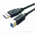 USB 3.0 Data Cable, A-male to B-male, Customized Requirements are Accepted